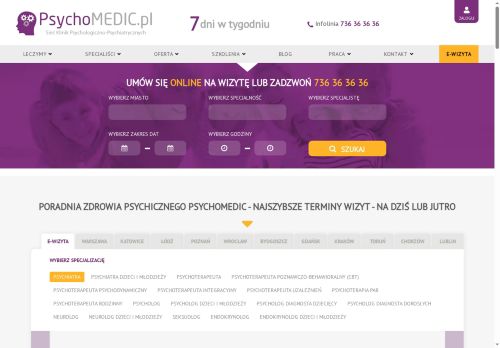 NZOZ PSYCHOMEDIC.PL KLINIKA PSYCHOLOGICZNO-PSYCHIATRYCZNA Michał Niewiński